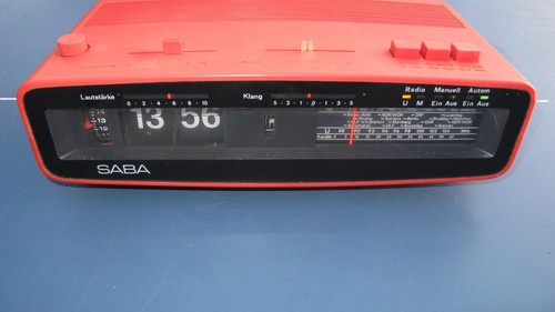 Saba klappzahlen radio - saba, wecker