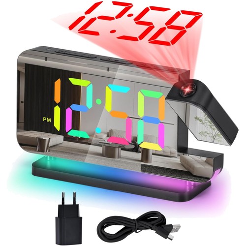 Digital projection alarm - digital, clock